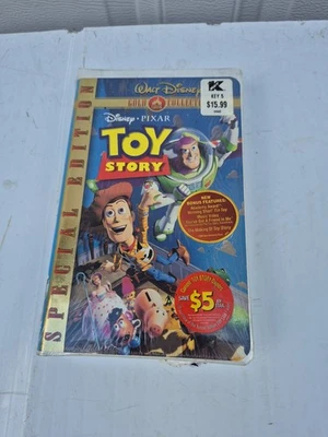 Toy Story Factory Sealed VHS (Special Edition Clam Shell Gold Collection) Pixar - Image 1 of 4