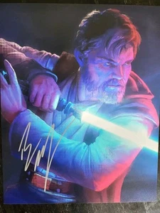 NEW SIGNED Ewan MCGREGGOR Obi Wan W/ COA PLEASE READ DESCRIPTION - Picture 1 of 1