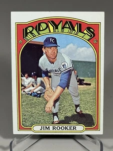 1972 Topps High Number #742 Jim Rooker Kansas City Royals - Foto 1 di 3