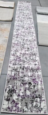GREY / PURPLE 2'-0" x 16'-0" Back Stain Rug Reduced Price 1172763923 SKY193R-216 - Image 1 of 4