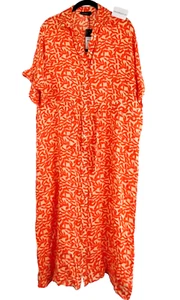 Soaked Damen Kleid SlZaya Saphira grenadine leaf Print Gr.S - Bild 1 von 4