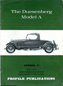 The Duesenberg Model A - Profile Publications no.57 - Picture 1 of 1