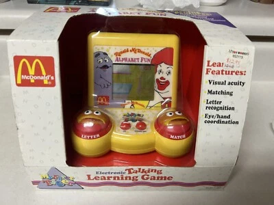 My First Tiger Electronic Game Ronald McDonald Alphabet Fun 1994 Vintage Toy - Image 1 of 4