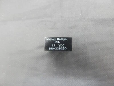 MIDTEX / TYCO 190-22B2S0 12VDC PC MOUNT RELAY 8 PIN 190-22B2SO - FAST SHIPPING - Image 1 of 2