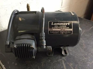 Lammert Oil-Less Piston Air Compressor, Cat. No. 34101-001, 1/2 HP, 230/460V, 3P - Picture 1 of 4