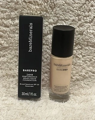 Bare Minerals BAREPRO 24HR Performance Liquid Foundation CASHMERE 06 SPF 20 BNIB - Image 1 of 3