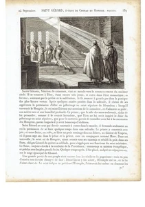 1825 Santi: San Gerardo Sagredo di Csanád "Saint Gerard" (Venezia-Buda Ungheria) - Picture 1 of 1
