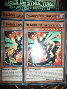YU-GI-OH! COM PLAYSET (4 CARTES) DRAGON EXPLOROKKETTE SDRR-FR004 MINT NEUF ED 1 - Bild 1 von 1