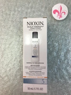 Acondicionador terapia cuero cabelludo Nioxin System 5 1,7 oz cabello fino normal tamaño de viaje Foto 1 de 3
