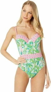 Lilly Pulitzer Women's 189026 Palma Fresh Citrus One-Piece Swimsuit Size 2~NWT - Picture 1 of 2