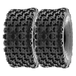Neumático SunF 18x10,5-8 ATV UTV Knobby 18x10,5x8 Sport Race 6 PR A027 - Par de 2 - Imagen 1 de 12
