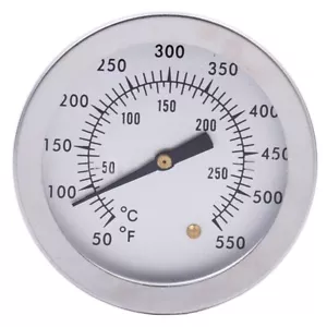 Stainless Steel Oven Thermometer / Temperature Gauge For Pizza Ovens BBQ Cookers - Picture 1 of 8
