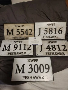 Resident Evil The Final Chapter Original Screen Used License Plates Movie Prop - Picture 1 of 9