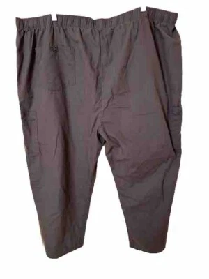 Calça esfoliante masculina Landau nova em folha com bolsos cor cinza tamanho 3XL - Imagem 1 de 4