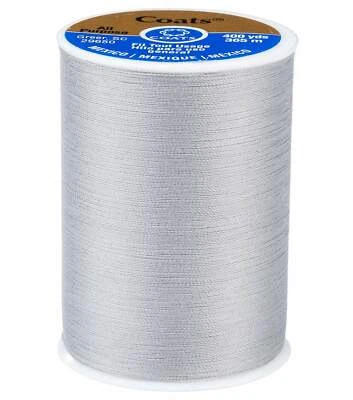 Coats and Clark Grey all purpose thread 400 yard spool - Image 1 of 4