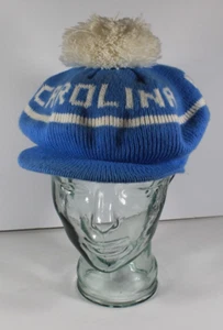 Cappello vintage UNC TARHEELS tessuto stile newsboy con berretto primi anni 80 fine anni 70 - Foto 1 di 9