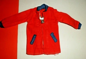 1970'S RED COAT W ZIPPER ELITE SHILLMAN DOLL  CLOTHES Clone 11 1/2" -12" - Picture 1 of 2