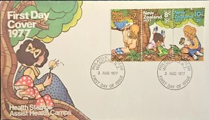 1997 New Zealand Postal Stationery FDC Health Stamps Assist Health Camps - Picture 1 of 2