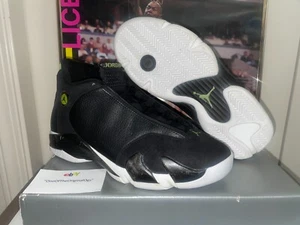 Original 1999 Air Jordan XIV 14 Herren Gr. 8 "Indiglo" Deadstock mit Mängeln - Bild 1 von 13