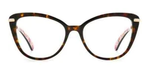 Kate Spade Flavia 086 Tort Plastic Cat Eye Optical Eyeglasses Frame 49-17-140 RX - Picture 1 of 3