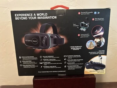 utopia 360 virtual reality 3d headset - Image 1 of 4