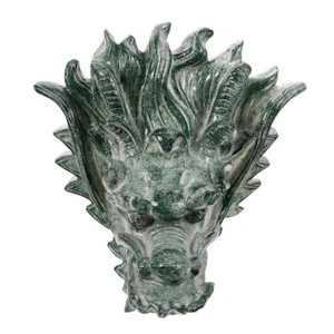 Drachenkopf-Brunnen, Wasserhahn, Wandbrunnen, Gartenwasserbrunnen, - Bild 1 von 12