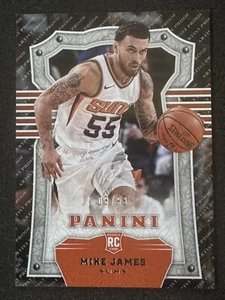 2017-18 Panini Chronicles ARTIST PROOF SILVER 8/99 Mike James RC #281 PHX SUNS - Picture 1 of 2