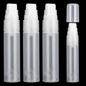 4 Pcs White Paint Pens Empty Permanent Clear Marker Pen Fine Acrylic Tilted Flat - Picture 1 of 12