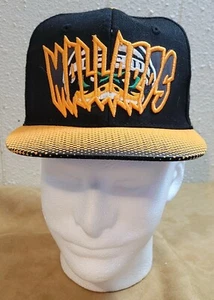 Zephyr Hockey Mallards Snapback Hat, Black And Orange - Picture 1 of 9