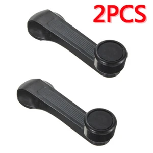 2PCS Window Crank Handle Black Fit For Honda Civic DX EX GX HX LX-Coupe 2 4 Door - Picture 1 of 6