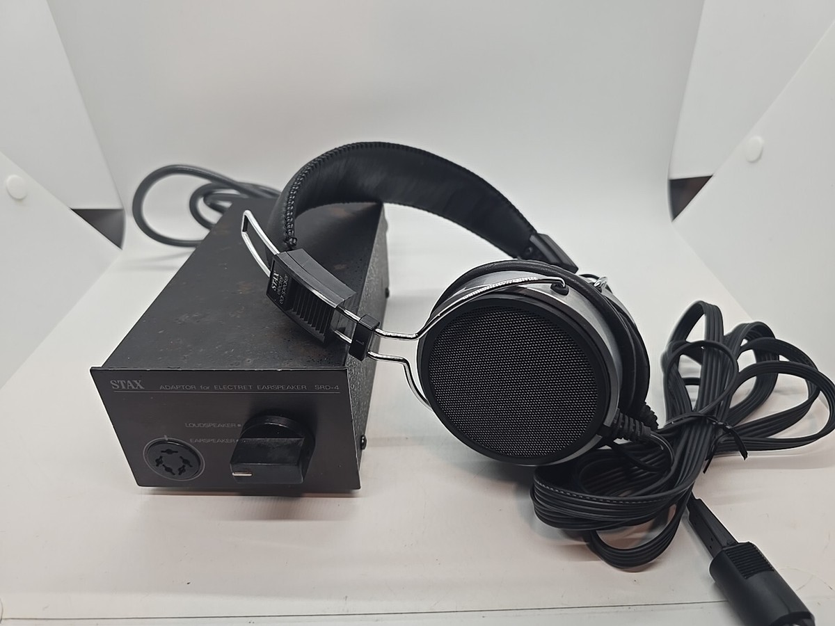 Stax SR-44 SR-40 SRD-4 Electrostatic Electret Headphones | eBay
