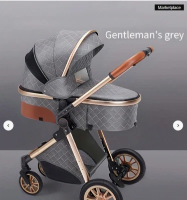 Carrinho Brodark 3 em 1 Hot Selling High Landscape, estrutura de liga de alumínio, perfeito - Imagem 1 de 3