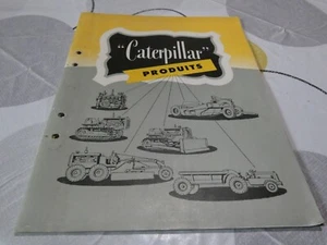 Prospekt Brochure CATERPILLAR PRODUKTE D8 7 6 4 2 8S 8A DW10 DI7000 ......FR - Bild 1 von 6