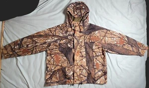 Cabela's Gore Tex Camouflage Jacket Men's Tree Print Size XXL Hoodie Full Zip - Picture 1 of 24