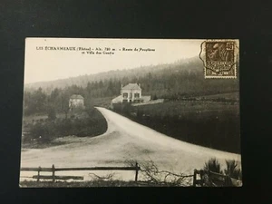 Alte Postkarte LES ECHARMEAUX - Route de Proplères und Villa des Genêts - Bild 1 von 2