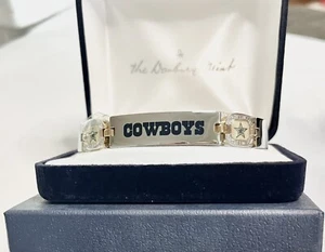 Brand New Danbury Mint Dallas Cowboys Mens ID Bracelet - Picture 1 of 17