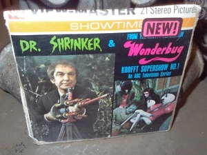 VINTAGE SID & MARTY KROFFT SUPERSHOW DR. SHRINKER VIEWMASTER REELS SEALED M 1977 - Picture 1 of 9