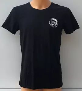 DIESEL T-Shirt schwarz Rundhals Only The Brave Logo Top Tee Größe S neu ohne Etikett - Bild 1 von 3