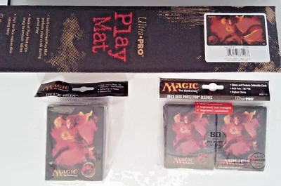 MAGIC THE GATHERING: Chandra  Mana 4 Deck Box, Sleeves & Playmat set - Image 1 of 4