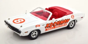 1:18 Greenlight Dodge Challenger Cabrio Kochman 1970 bianco/rosso - Foto 1 di 4