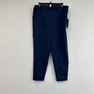Ideology Womens Leggings Pants Blue Stretch Maternity Pull On 2XL New - Picture 1 of 4