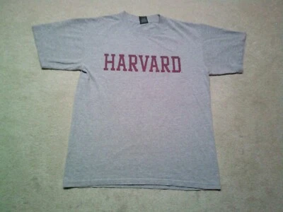 Camiseta De Colección Universidad de Harvard Para Hombre Mediana Gary Años 90 Y2K Foto 1 de 4
