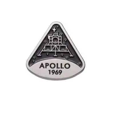 Apollo 11 1969 Enamel Pin Capsule NASA Hat Backpack Jackets Badge Brooch Lapel - Image 1 of 2