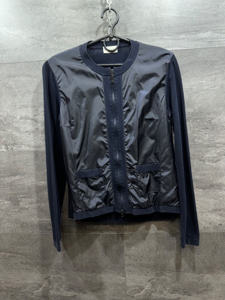 SALEモンクレールMAGLIA TRICOT CARDIGANサイズS Moncler Maglia Tricot Cardigan Jacket in Navy | FWRD