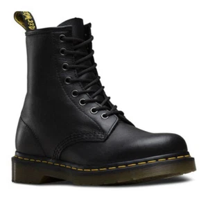 Dr.Martens- Black 8 Hole Boot - 11822002 -1460 - Nappa Leather - Picture 1 of 6