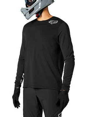 Camiseta deportiva para bicicleta de montaña Fox Racing Defend Delta LS MTB negra/negra XXL Foto 1 de 3