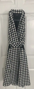 Nanette Lepore Black and White Disco Dynasty Wrap Dress - Size 6 - Picture 1 of 5
