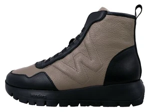 Wonders England Botines de Mujer: Plataformas Piel Beige Ligero - Modelo A-2415 - Imagen 1 de 6