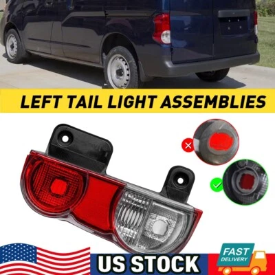 Tail Light for 2013-2017 Nissan NV200 & 2015 Chevrolet City Express LH - Imagem 1 de 4