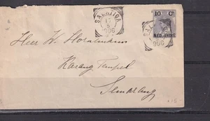NETHERLANDS INDIES, ENVELOPE,1906 10c. SALATIGA squared circle to Semarang. - Picture 1 of 1